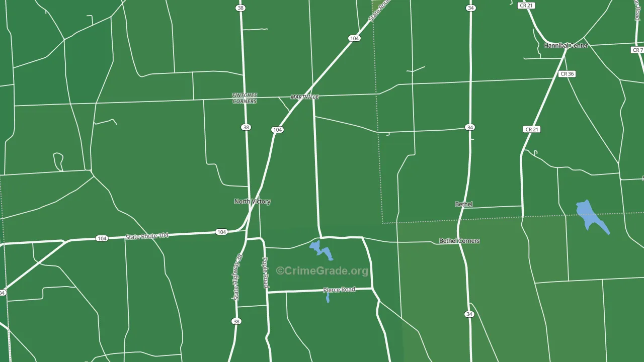 13111, NY Map of Vehicle Theft Rates