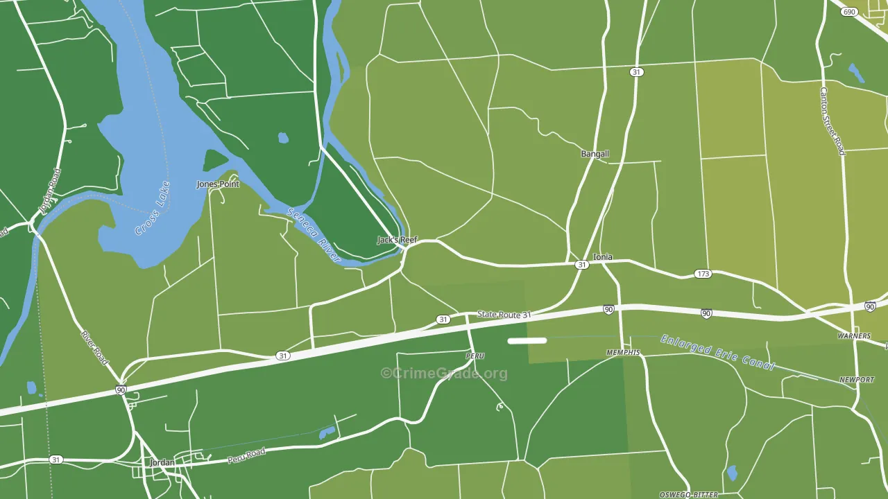 13112, NY Map of Vehicle Theft Rates