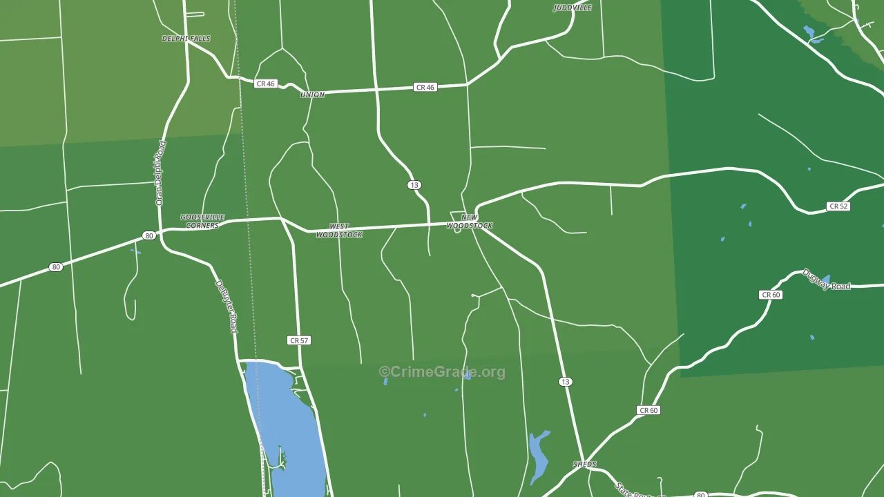 13122, NY Map of Vehicle Theft Rates