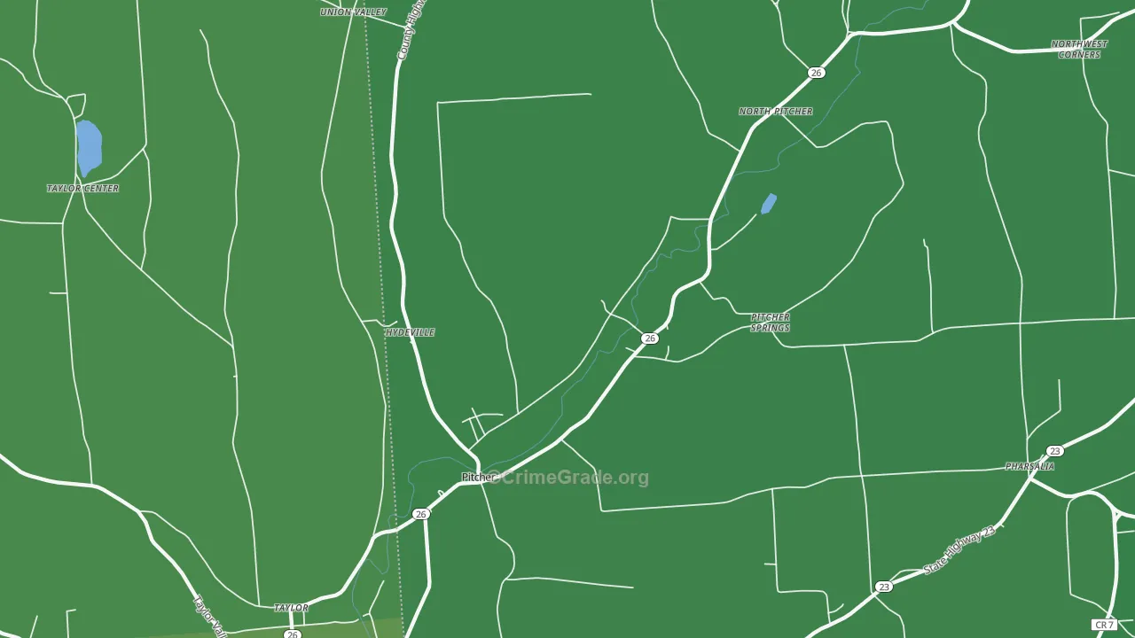 13136, NY Map of Vehicle Theft Rates