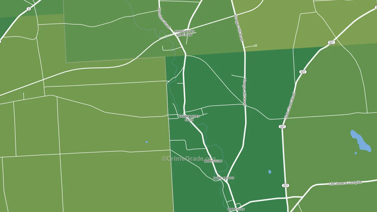 13153, NY Map of Vehicle Theft Rates