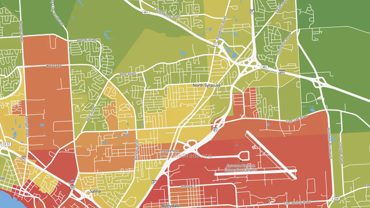 13212, NY Map of Vehicle Theft Rates