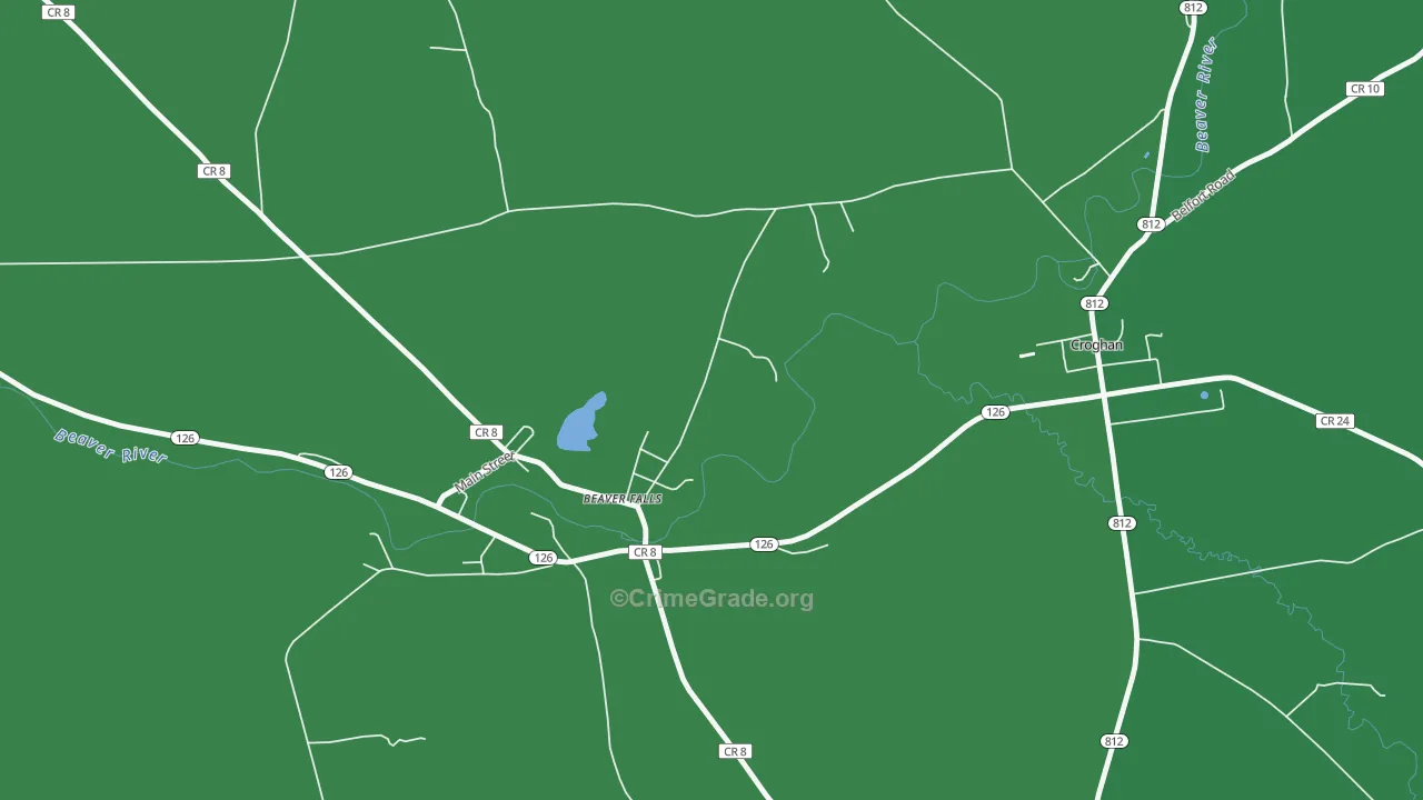 13305, NY Map of Vehicle Theft Rates