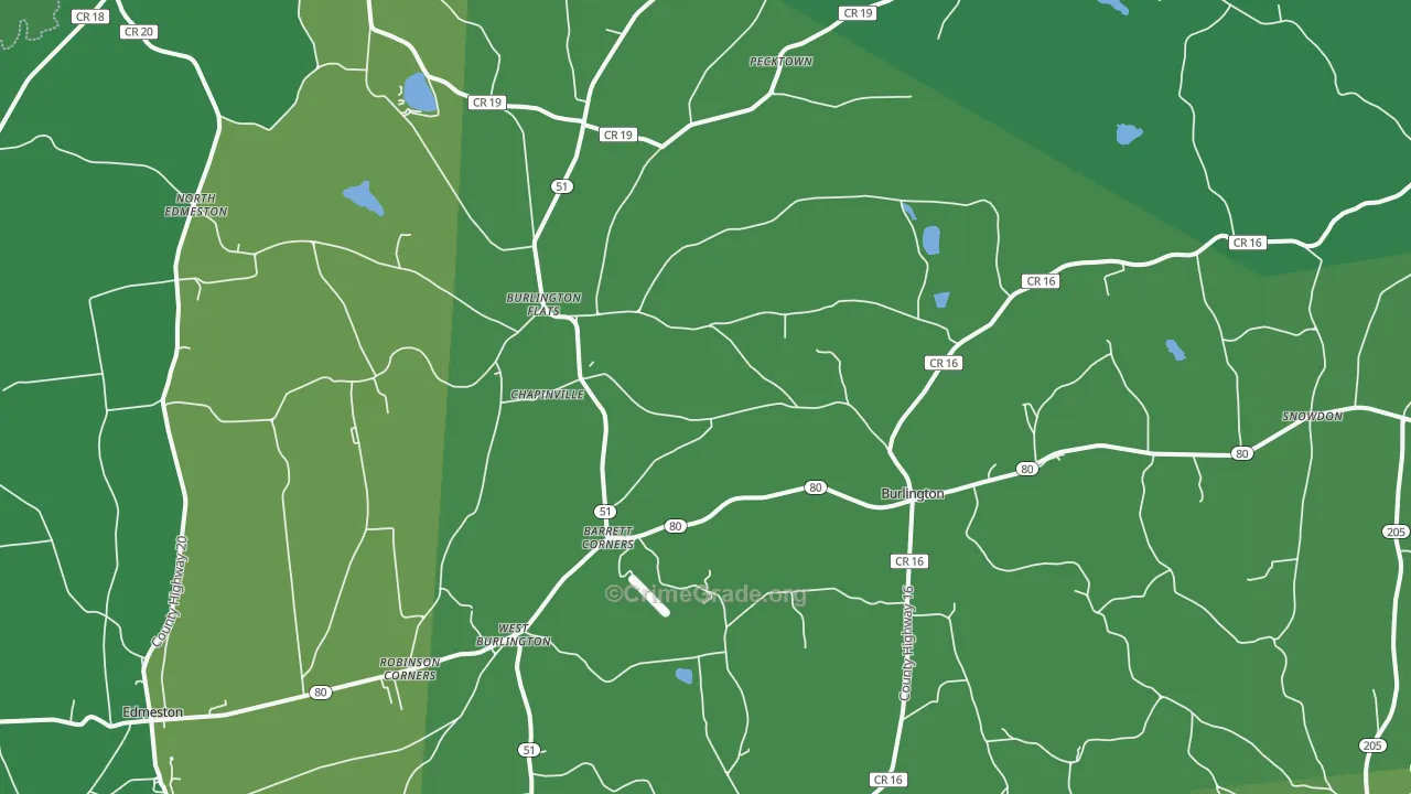 13315, NY Map of Vehicle Theft Rates