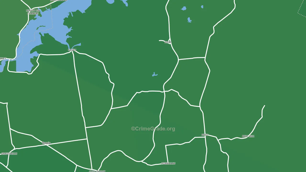 13324, NY Map of Vehicle Theft Rates