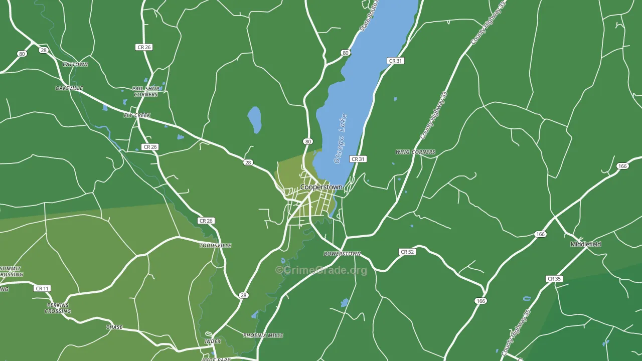 13326, NY Map of Vehicle Theft Rates