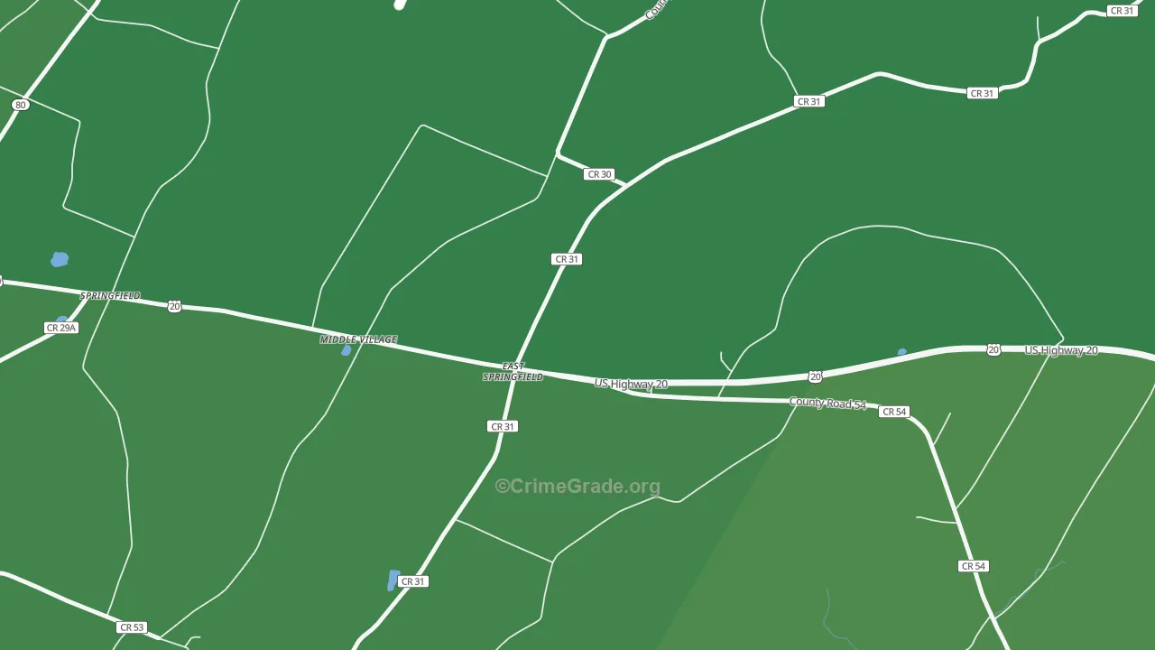 13333, NY Map of Vehicle Theft Rates