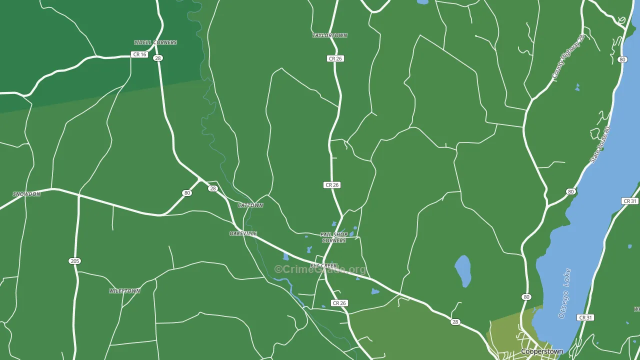 13337, NY Map of Vehicle Theft Rates