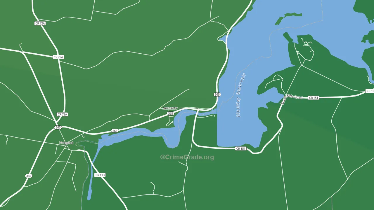 13352, NY Map of Vehicle Theft Rates