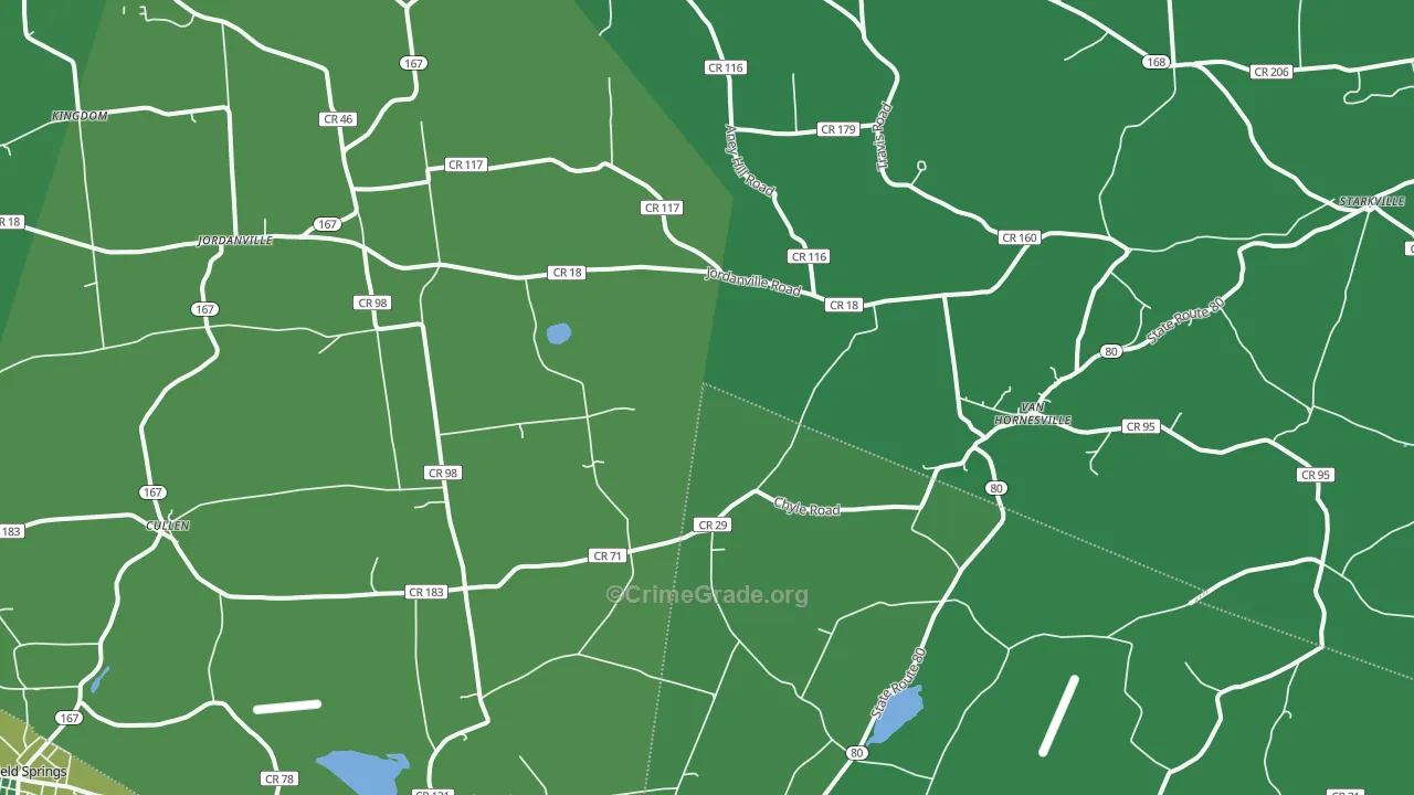 13361, NY Map of Vehicle Theft Rates