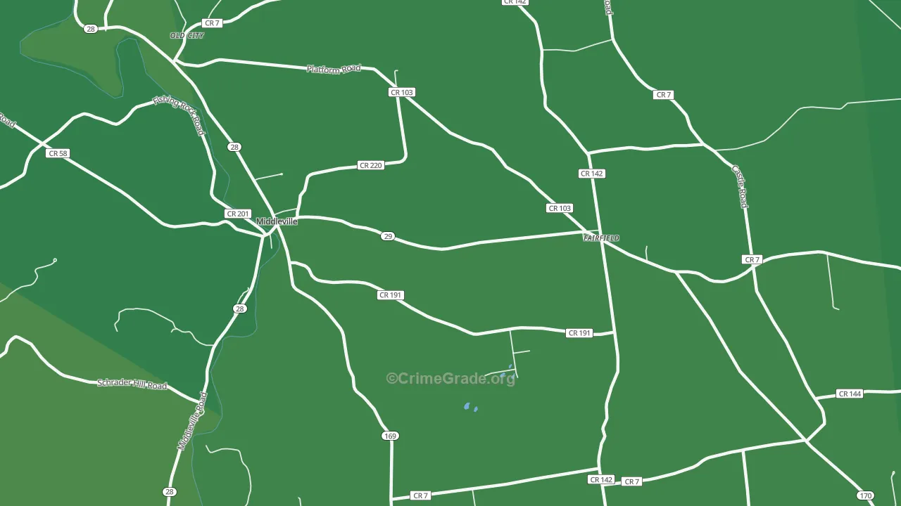 13406, NY Map of Vehicle Theft Rates