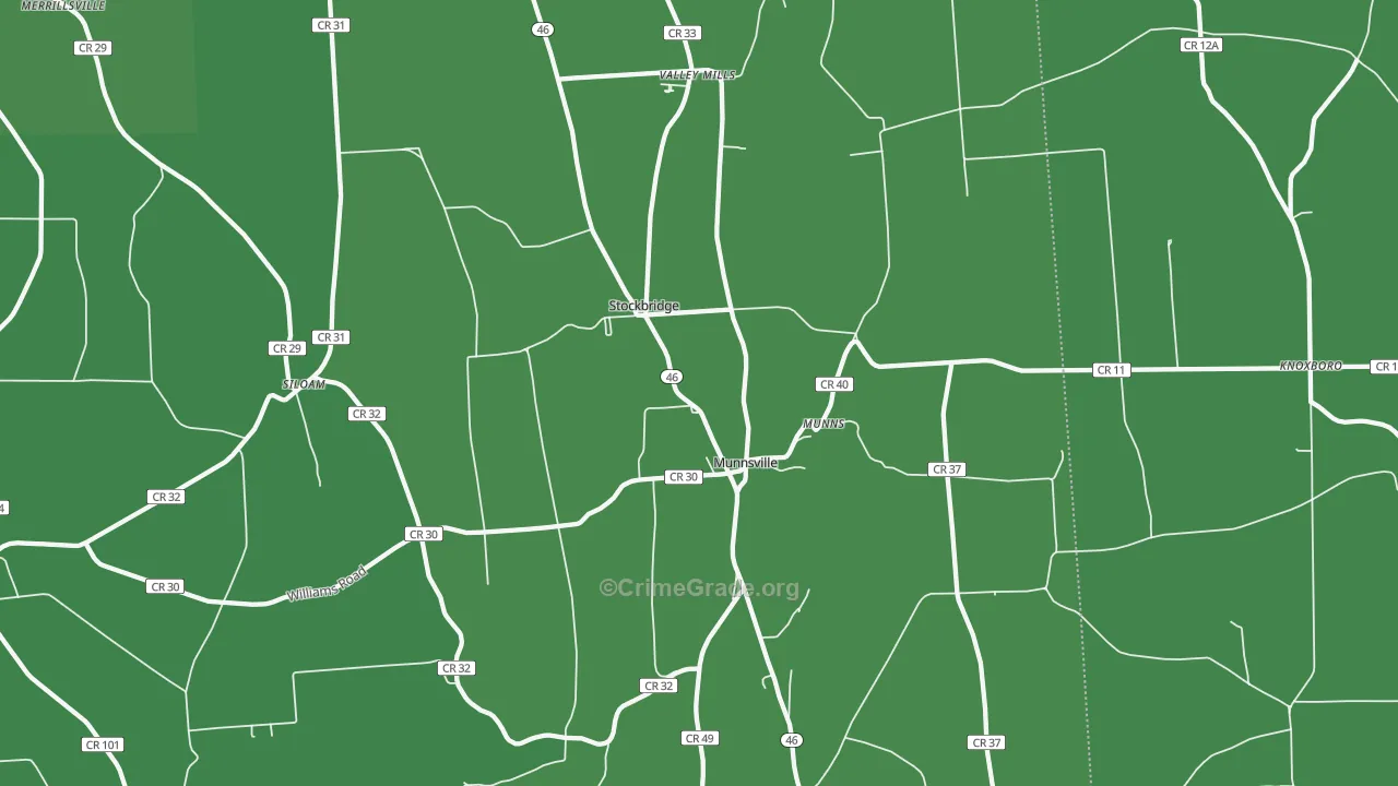 13409, NY Map of Vehicle Theft Rates