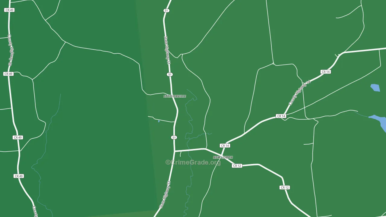 13415, NY Map of Vehicle Theft Rates