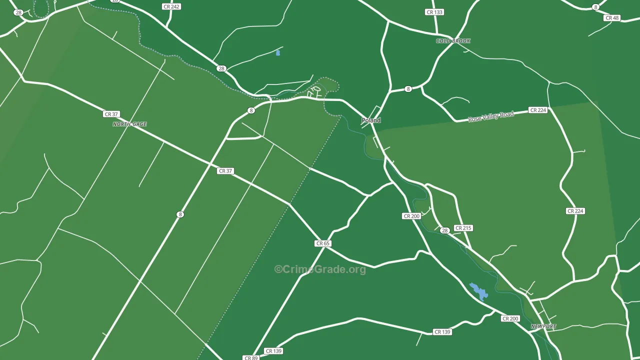 13431, NY Map of Vehicle Theft Rates