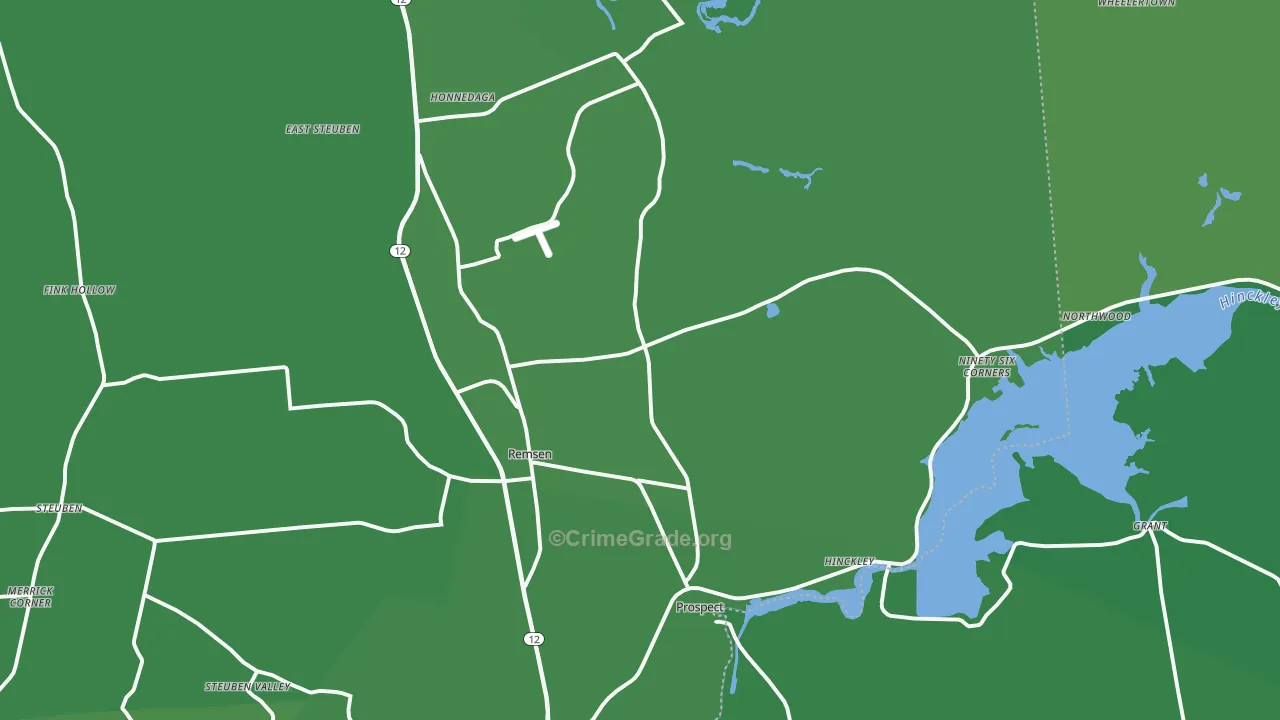 13438, NY Map of Vehicle Theft Rates