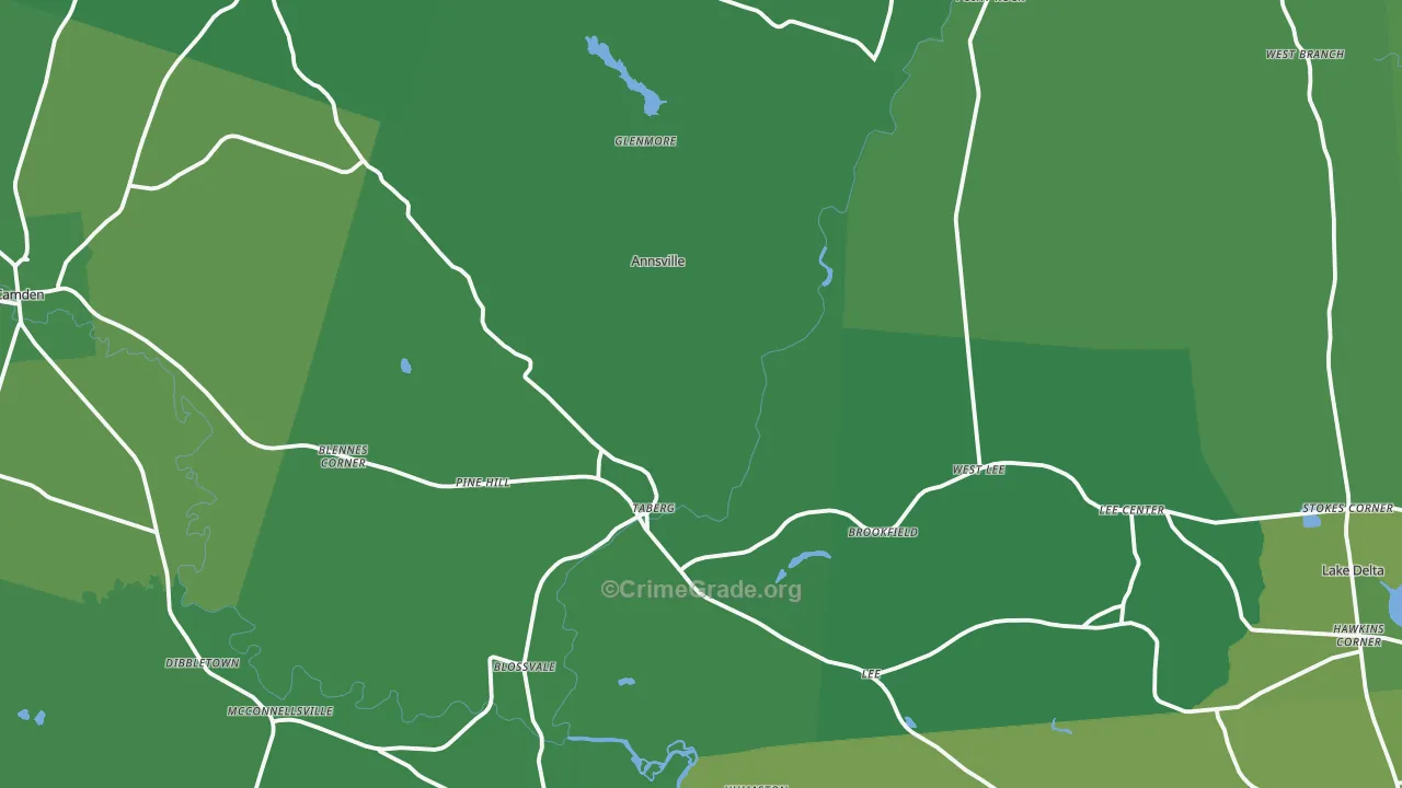 13471, NY Map of Vehicle Theft Rates