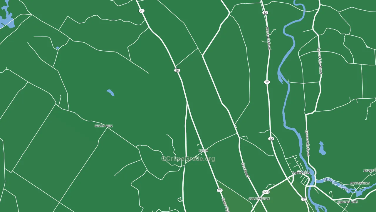 13473, NY Map of Vehicle Theft Rates