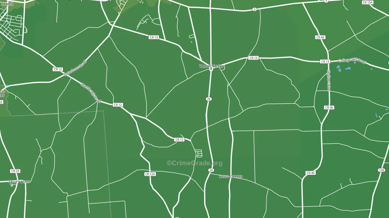 13477, NY Map of Vehicle Theft Rates