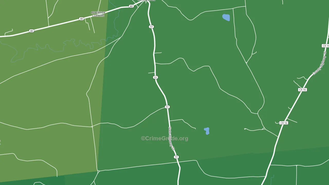 13482, NY Map of Vehicle Theft Rates
