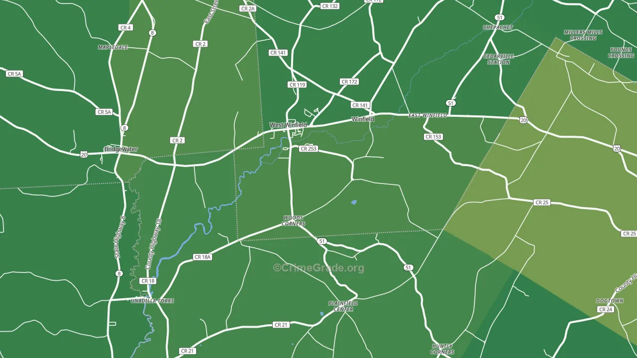 13491, NY Map of Vehicle Theft Rates