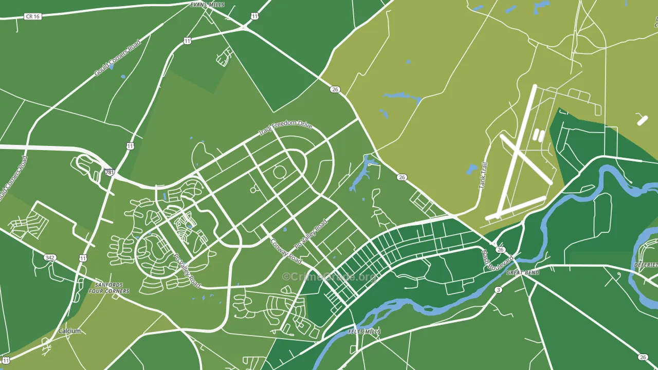 13602, NY Map of Vehicle Theft Rates