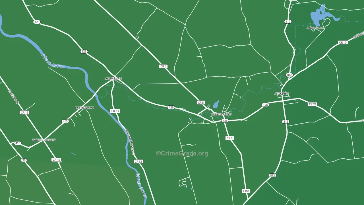 13620, NY Map of Vehicle Theft Rates