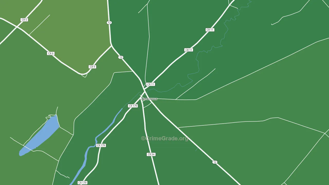 13632, NY Map of Vehicle Theft Rates