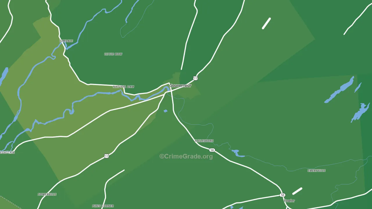 13642, NY Map of Vehicle Theft Rates
