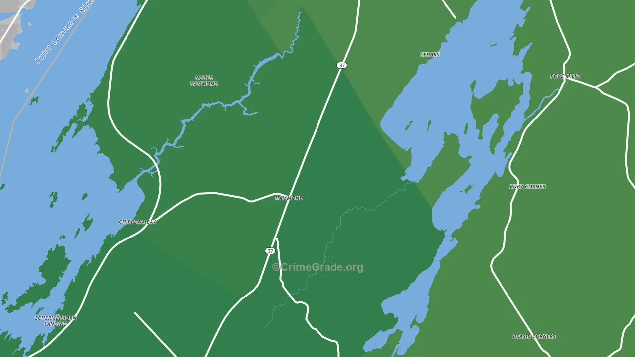13646, NY Map of Vehicle Theft Rates
