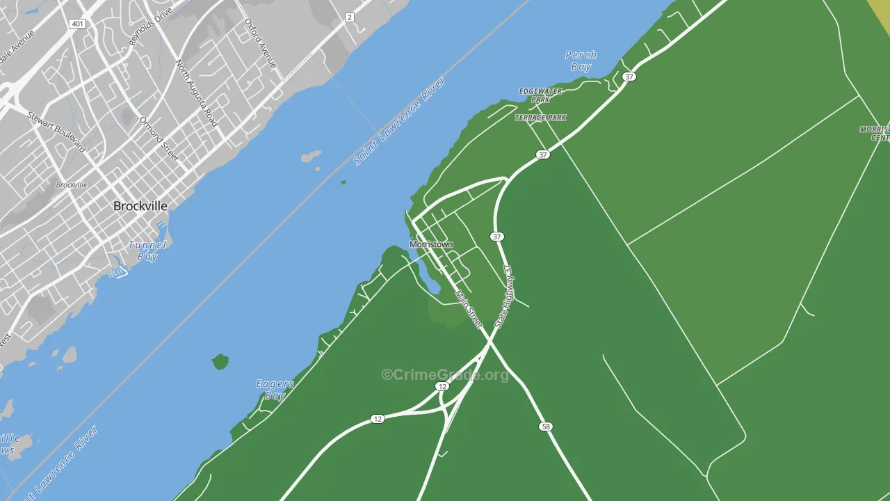 13664, NY Map of Vehicle Theft Rates