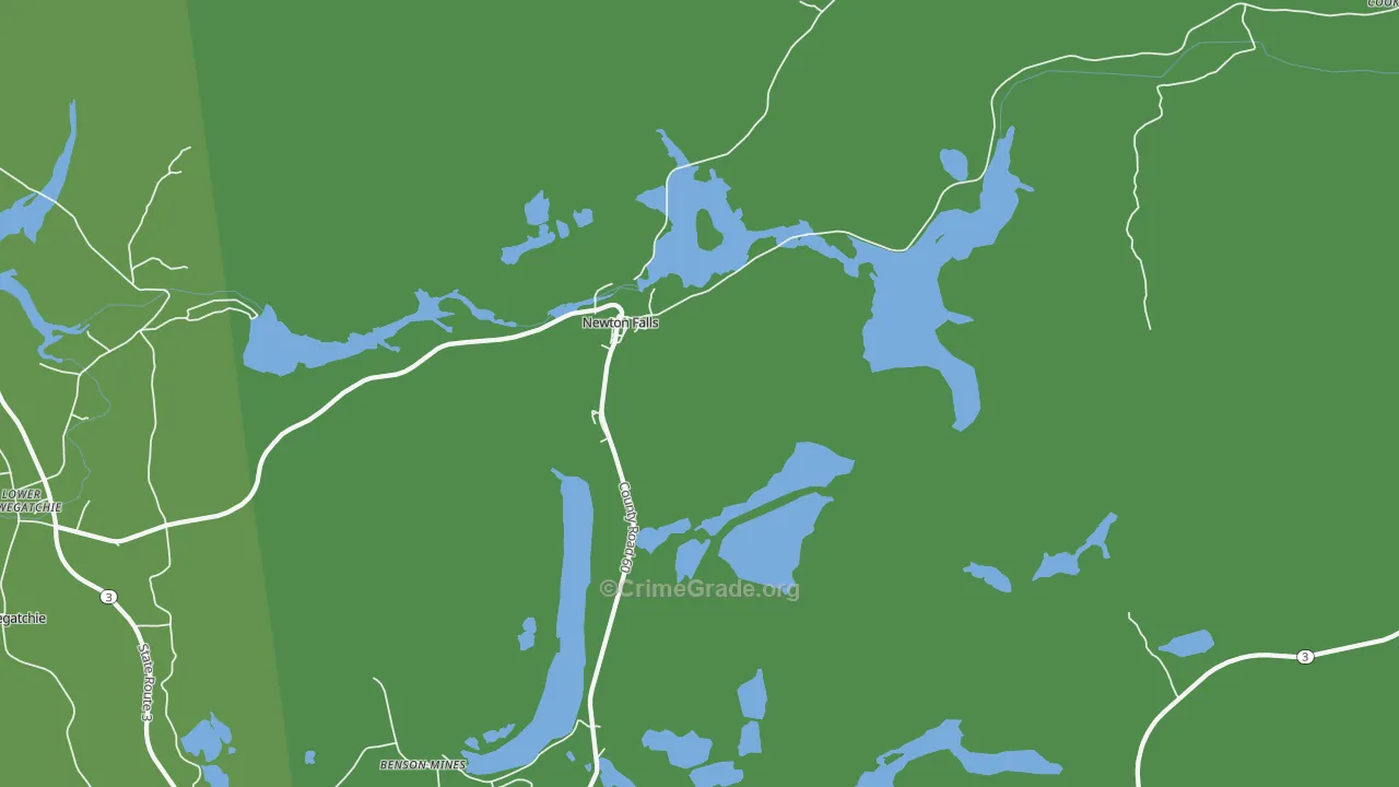 13666, NY Map of Vehicle Theft Rates