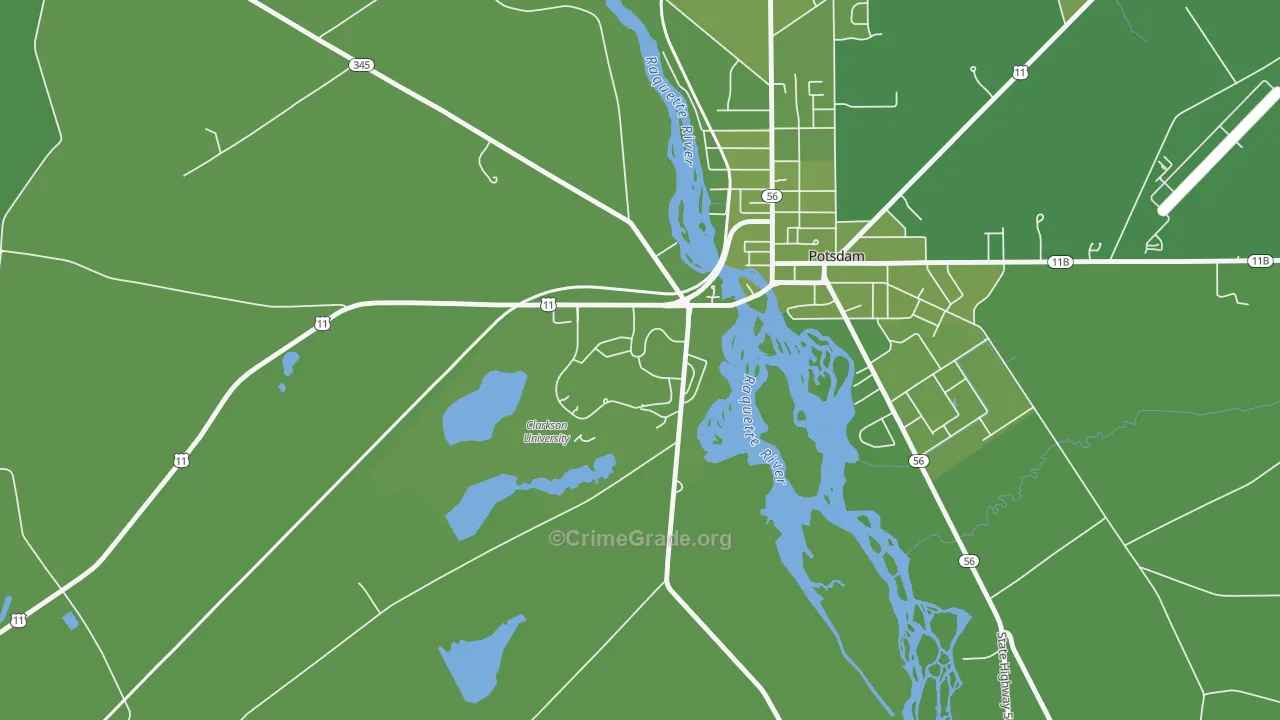 13699, NY Map of Vehicle Theft Rates