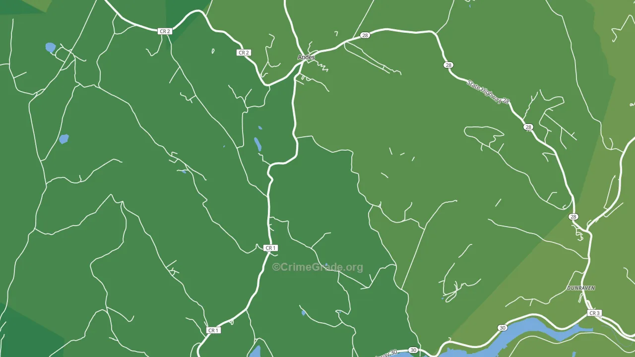 13731, NY Map of Vehicle Theft Rates