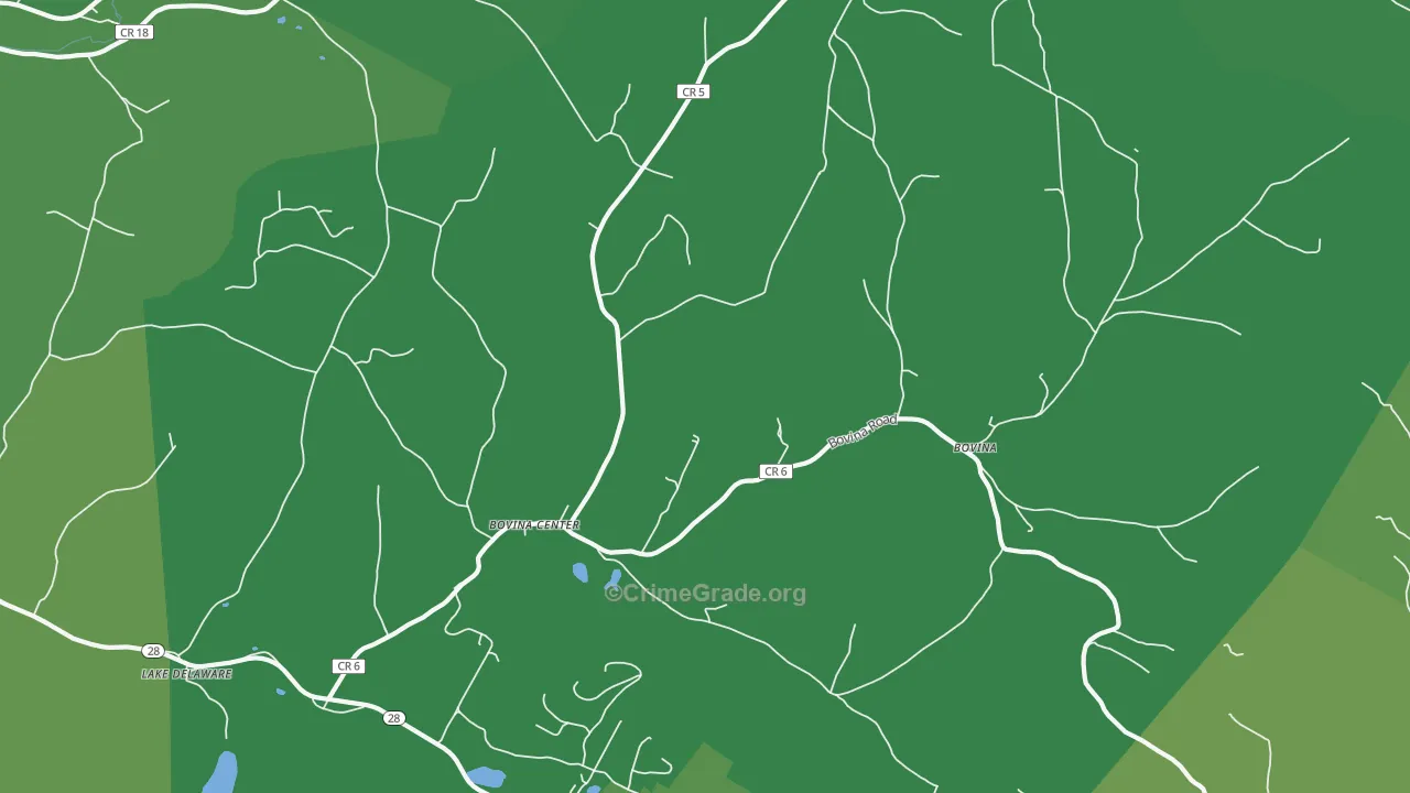 13740, NY Map of Vehicle Theft Rates