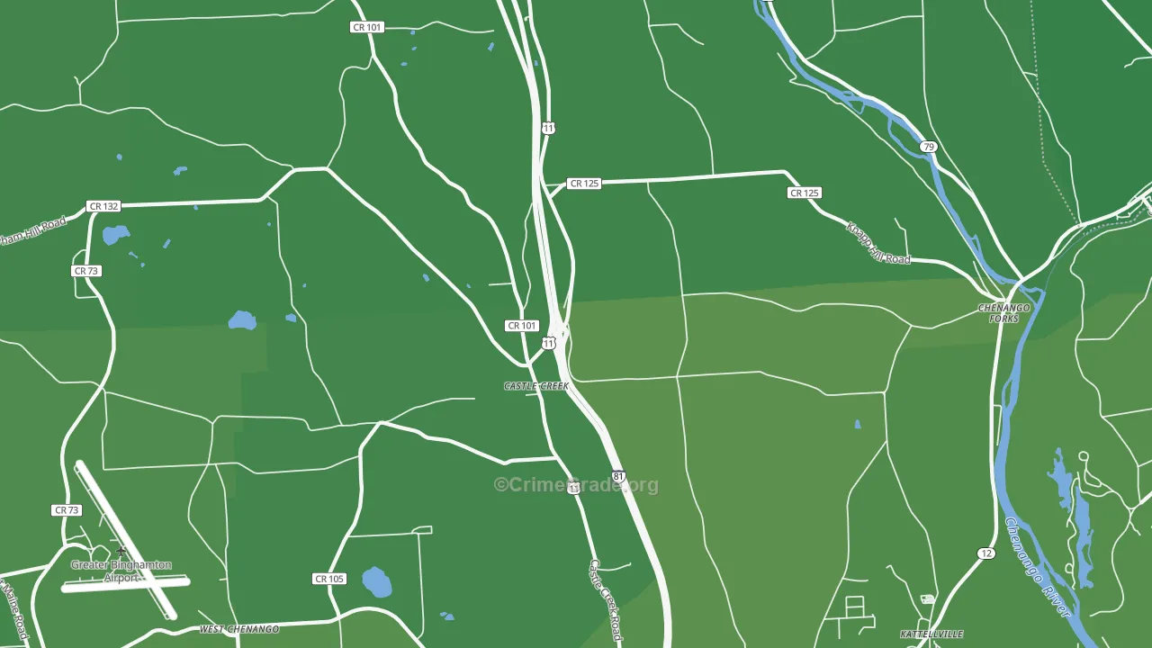 13744, NY Map of Vehicle Theft Rates