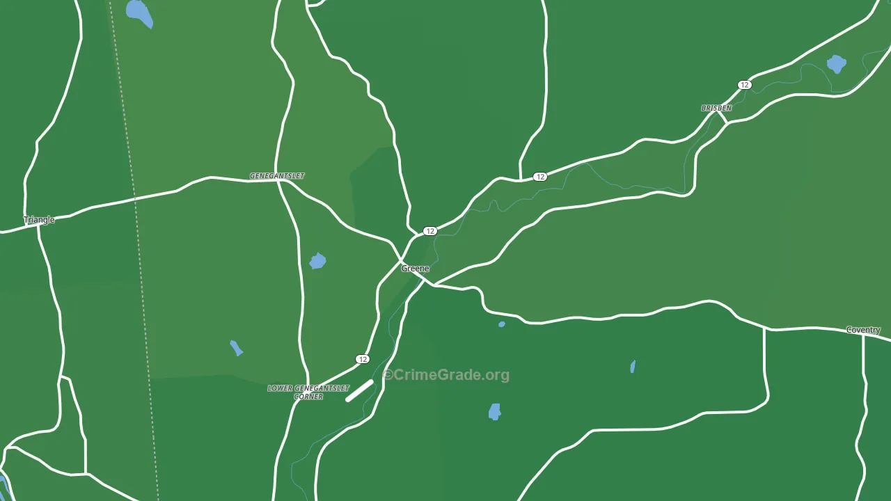 13778, NY Map of Vehicle Theft Rates