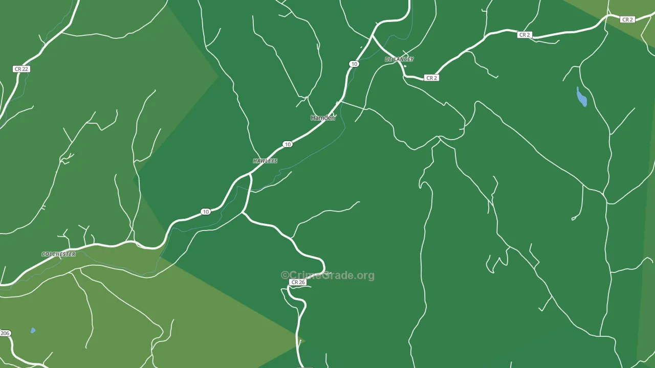 13782, NY Map of Vehicle Theft Rates