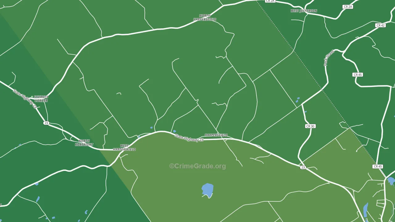 13786, NY Map of Vehicle Theft Rates