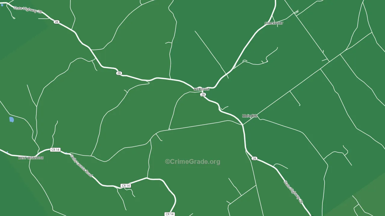 13806, NY Map of Vehicle Theft Rates