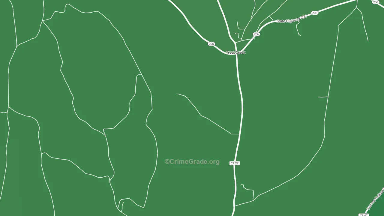 13847, NY Map of Vehicle Theft Rates