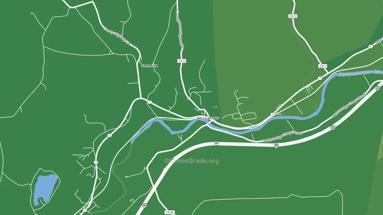 13859, NY Map of Vehicle Theft Rates