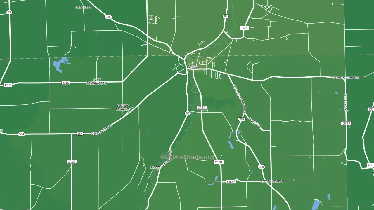 14011, NY Map of Vehicle Theft Rates