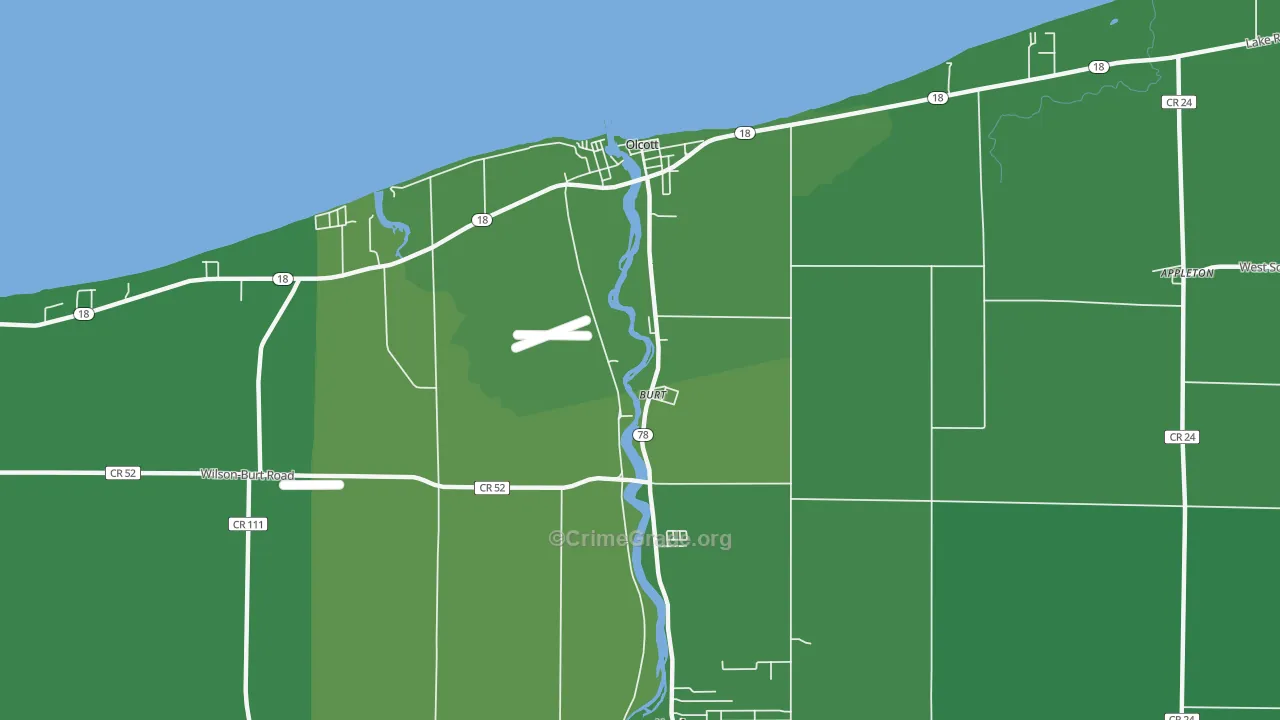 14028, NY Map of Vehicle Theft Rates