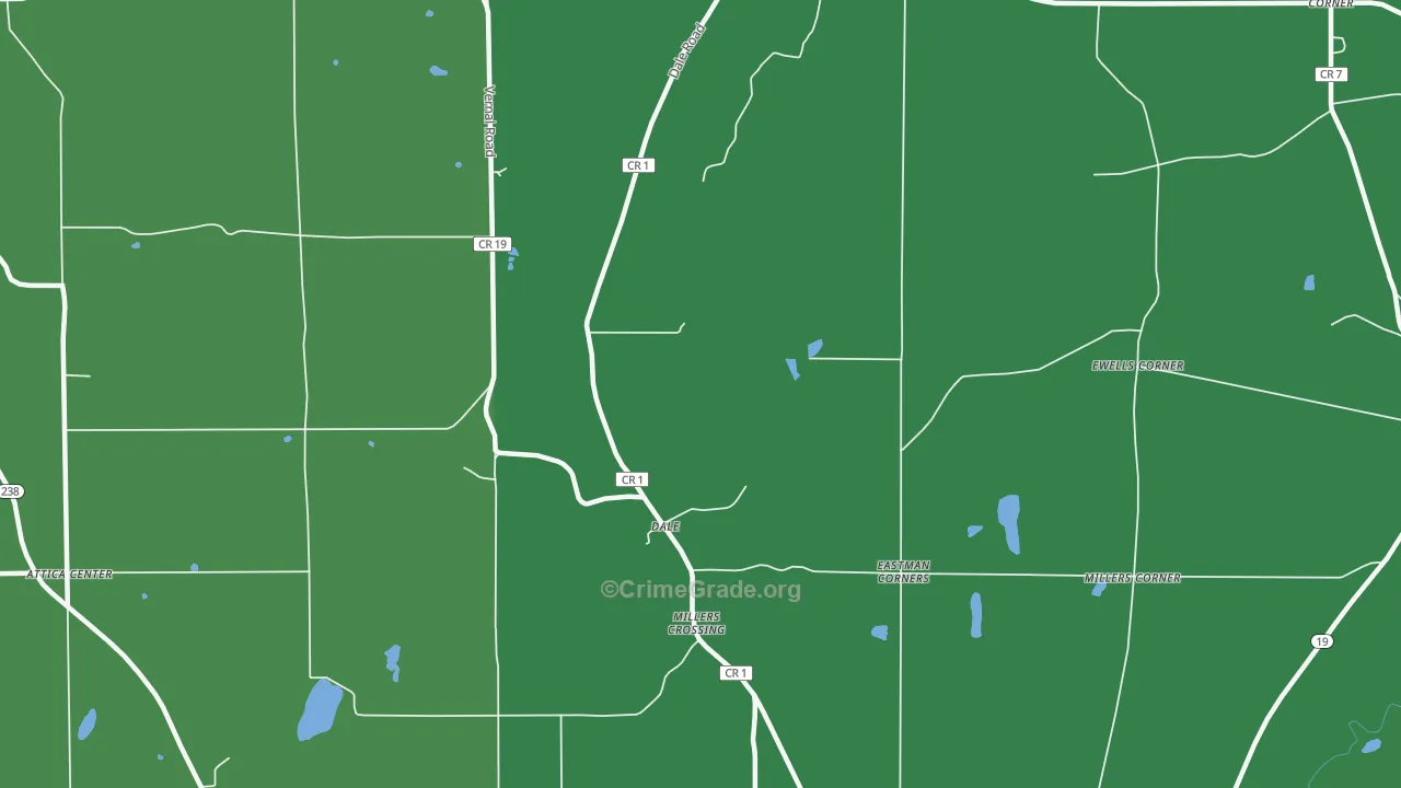 14039, NY Map of Vehicle Theft Rates