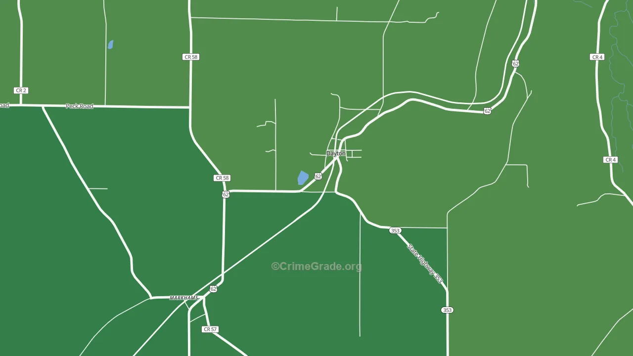 14041, NY Map of Vehicle Theft Rates