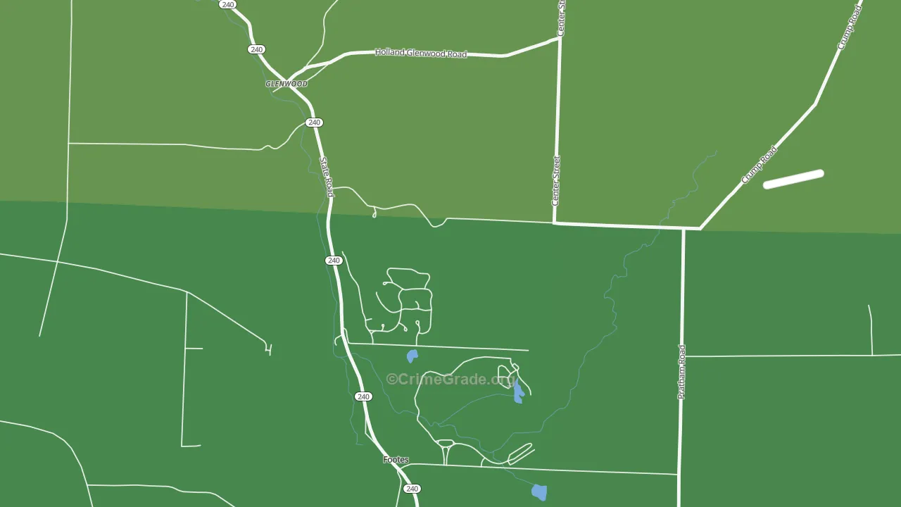 14069, NY Map of Vehicle Theft Rates