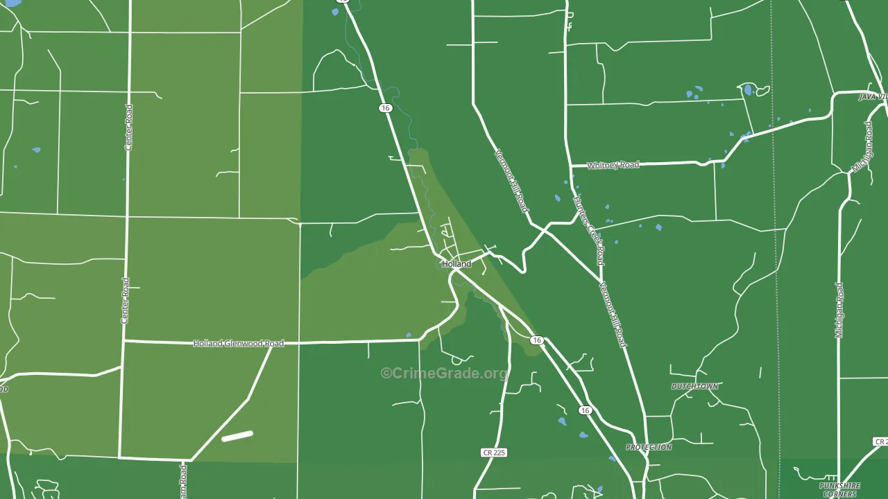 14080, NY Map of Vehicle Theft Rates