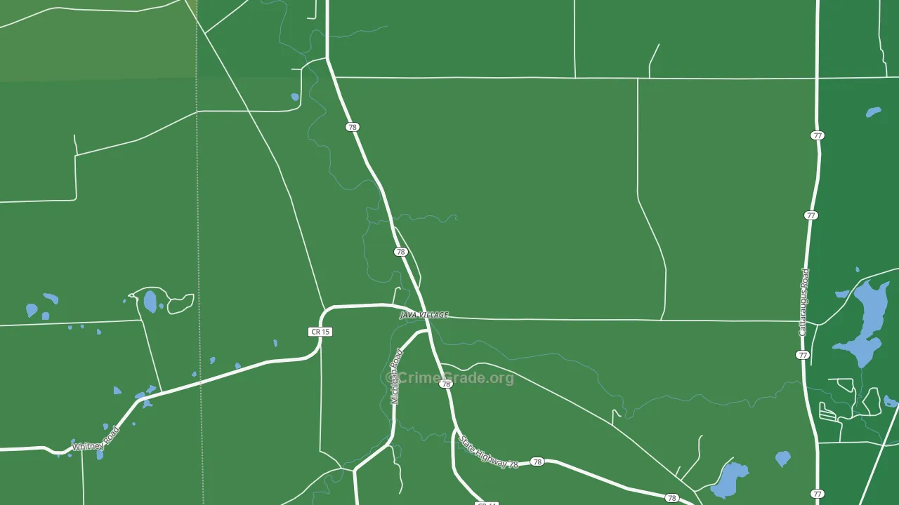 14083, NY Map of Vehicle Theft Rates