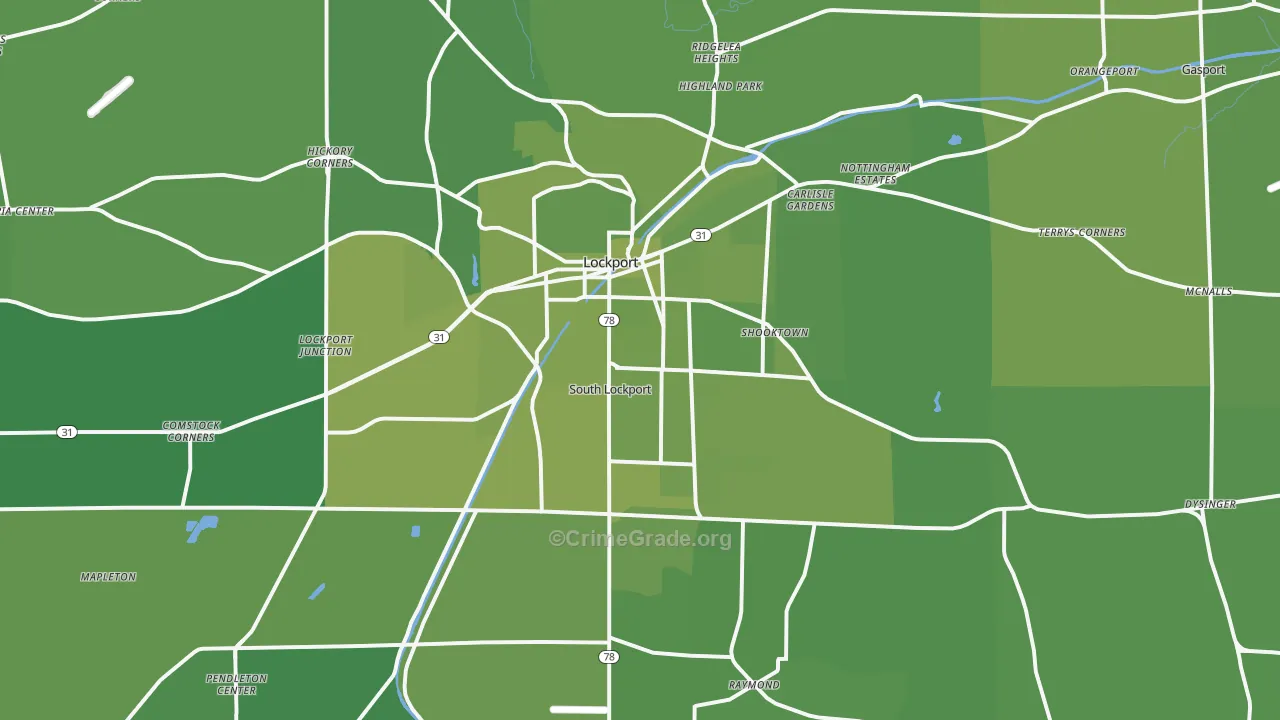 14094, NY Map of Vehicle Theft Rates