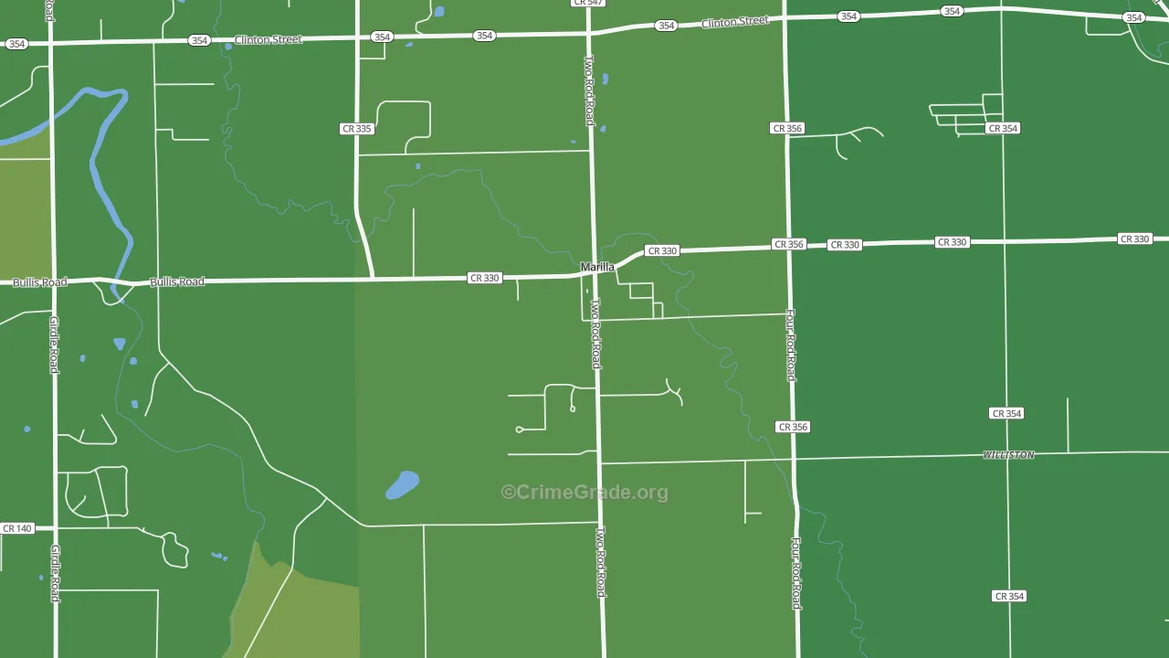 14102, NY Map of Vehicle Theft Rates
